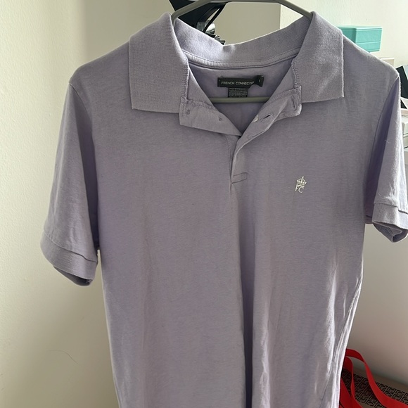 French Connection Mens Purple Polo, M - Picture 2 of 5